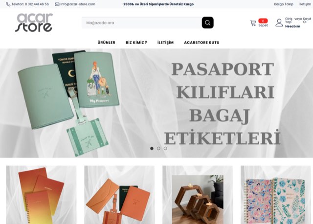 Acar Store — Shopify mağazası