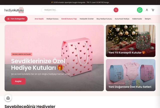 Hediye Kutusu — Shopify mağazası