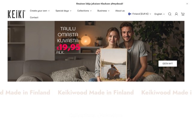 Keikiwood — Shopify mağazası