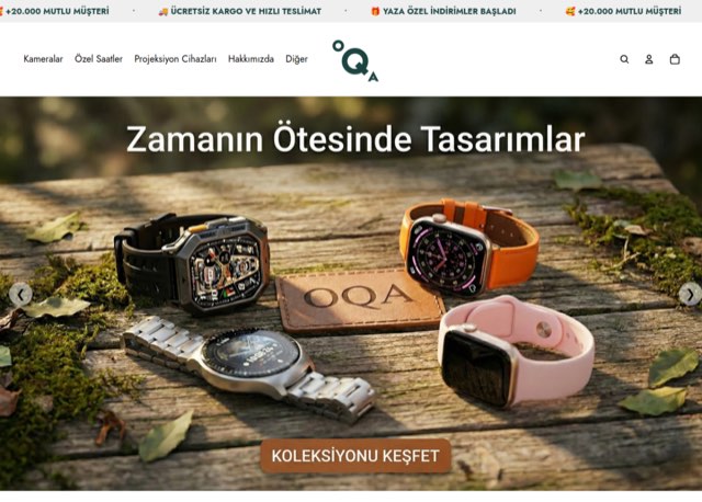 OQA — Shopify mağazası