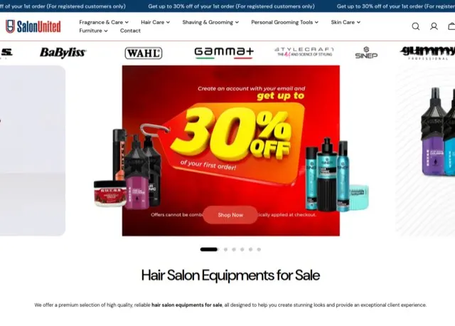 Salon United — Shopify-Shop